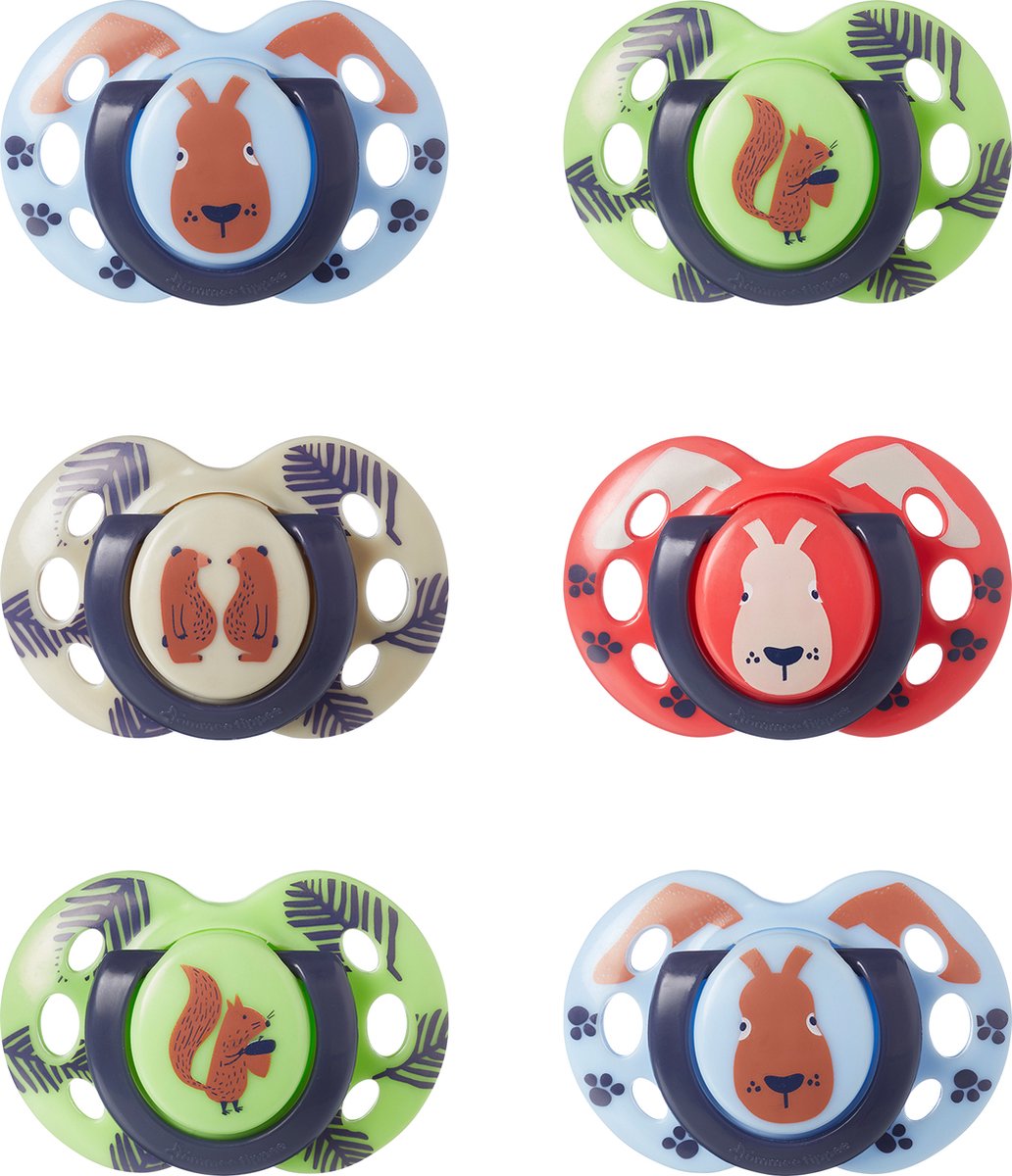 Avent Sucette Orthodontique Animaux Silicone Souple 6-18 mois x2