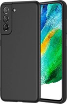 DrPhone SC5 - Siliconen Soft Gel Case – Geschikt voor Galaxy S22 Plus – Zwart
