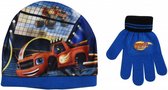 winterset junior acryl blauw 2-delig one-size