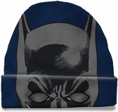 muts Batman junior acrylvezel blauw/grijs maat S