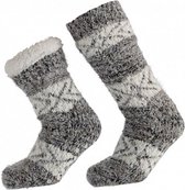 huissokken dames polyester taupe one-size