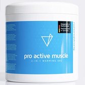 Nation of Strong Pro Active Muscle Gel -  Warmte Zalf tegen Spierpijn en Gewrichtspijn - 500 ml