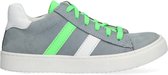 Braqeez 421307-581 Jongens Lage Sneakers - Grijs - Nubuck - Veters