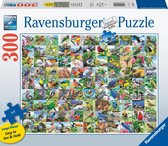 Ravensburger puzzel 99 Delightful Birds - Legpuzzel - 300 extra grote stukjes