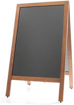 Veluw® Stoepbord - Krijtbord met Houten Frame - 70x60x(H)120cm