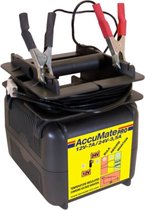 Tech + Acculader- Accumate Pro - 12/24v 15 Cm Zwart - Stroomkabel - 2 Aansluitkabels