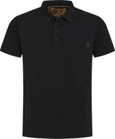 Gabbiano Poloshirt Shirt In Stretch Pique Kwaliteit 232527 Black 201 Mannen Maat - XL