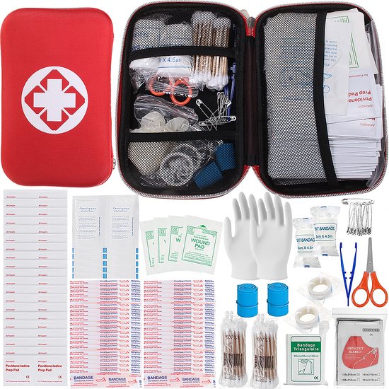 Trousse de Premiers secours- Survie médicale - Kit compact - Pour voiture,  moto
