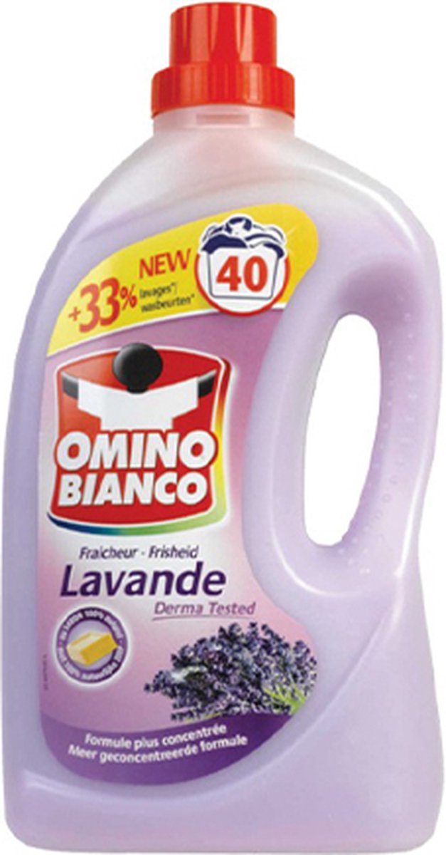 Omino Bianco Lavendel Vloeibaar Wasmiddel - 2 l (40 wasbeurten)
