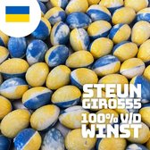 Steun-Oekraïne Chocolade Paaseitjes - 1KG - Winst gaat naar Giro 555