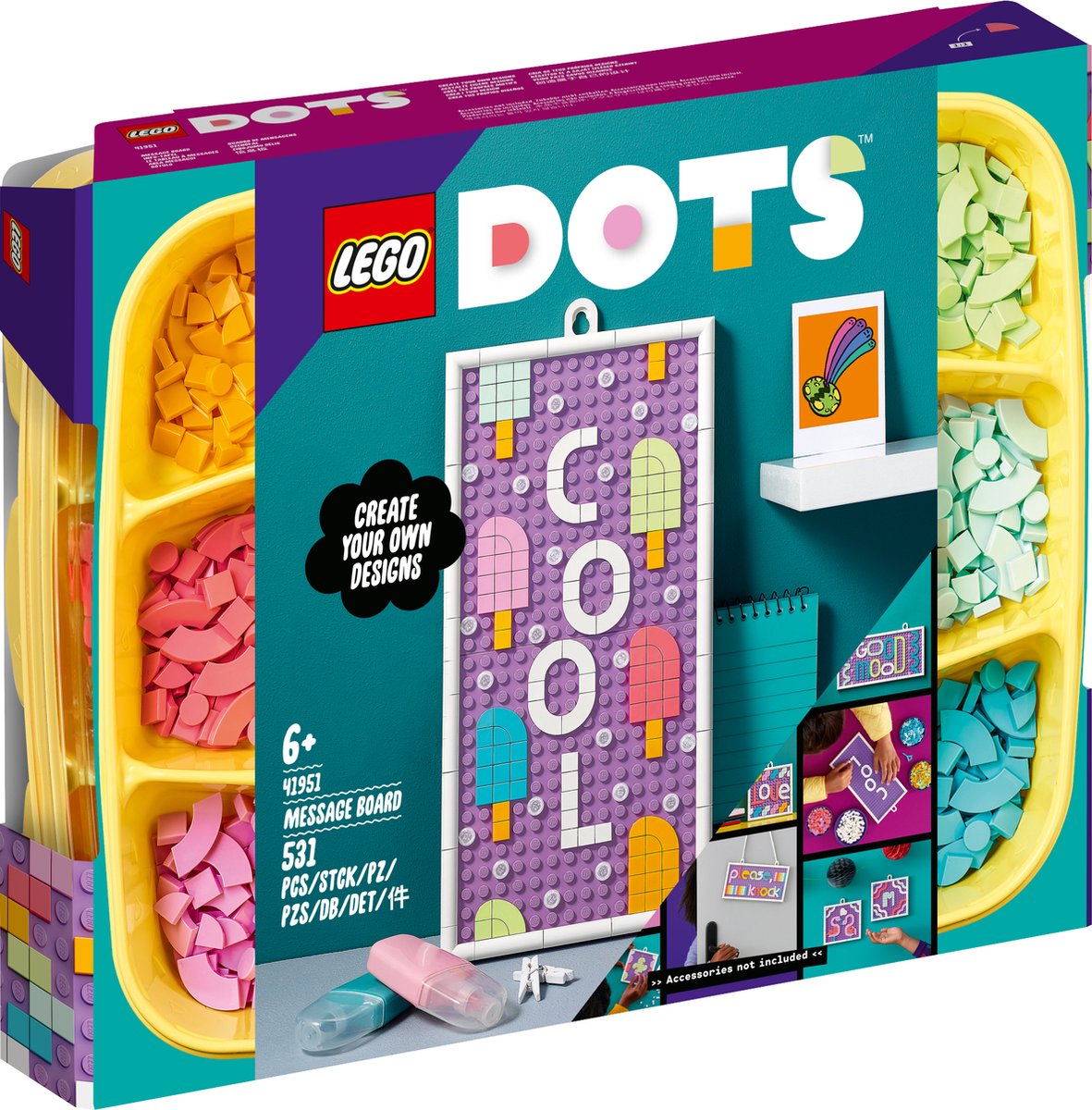 LEGO DOTS Notitiebord - 41951 | bol.com