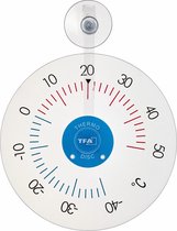 TFA venster buitenthermometer kunststof Thermo Disc 19.5 cm