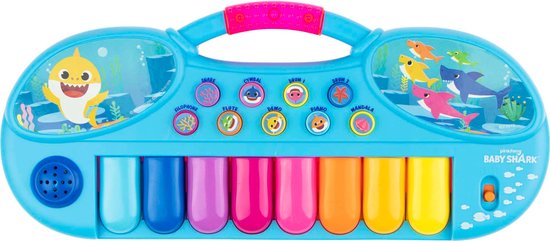 Baby Shark keyboard - Speelgoedinstrument - Kinderpiano - Piano kind ...