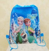 feestzakjes, kindercartoon-cadeautjes, kinderverjaardag, gastgeschenken, zakjes, trekkoord, rugzak, gymtas voor kostuumfeest, verjaardagsfeest (Frozen) Merk: Qemsele