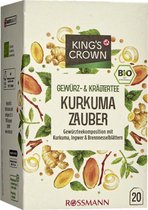KING'S CROWN Bio Kruidenthee Kurkuma & Gember 35g