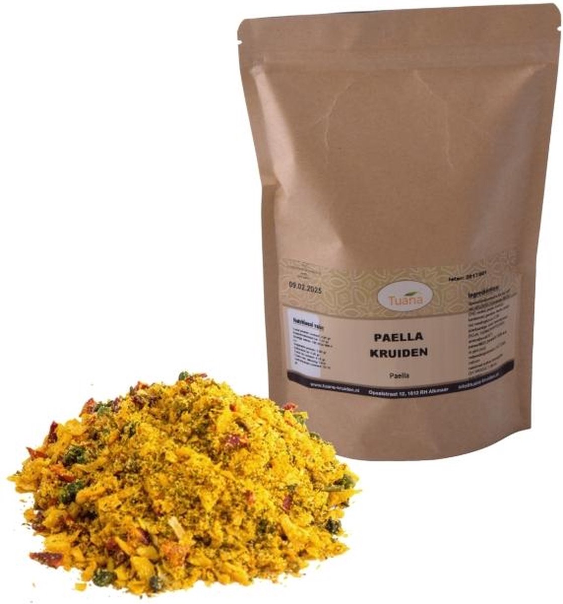 Goedkoopste Tuana Kruiden - Paella Kruiden - Strooibus 170 Gram - Kruiden Zonder Zout - MP-P-0001