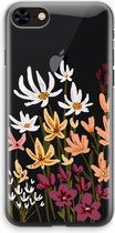 Case Company® - iPhone 8 hoesje - Painted wildflowers - Soft Cover Telefoonhoesje - Bescherming aan alle Kanten en Schermrand