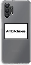 Case Company® - Samsung Galaxy A32 5G hoesje - Ambitchious - Soft Cover Telefoonhoesje - Bescherming aan alle Kanten en Schermrand