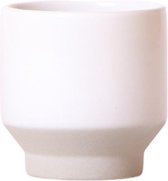 Kolibri Home | Harmony bloempot - Witte keramieken sierpot - potmaat Ø6cm