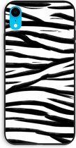 Case Company® - iPhone XR hoesje - Zebra pattern - Biologisch Afbreekbaar Telefoonhoesje - Bescherming alle Kanten en Schermrand