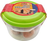 Mini Muffins Cocoa-Cream In Bewaarpot – Apart Verpakt - Voordeelverpakking 12 x 250g