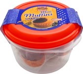 Mini Muffins Black & White In Bewaarpot – Apart Verpakt - Voordeelverpakking 12 x 250g