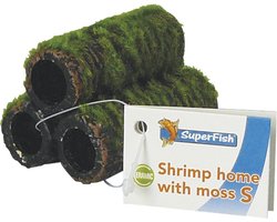 Superfish Shrimp Home Met Mos - Aquarium - Ornament - L