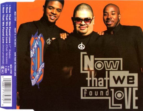 Now that we found love (3 versions, 1991) von Heavy D...3 Track Cd Maxi Single