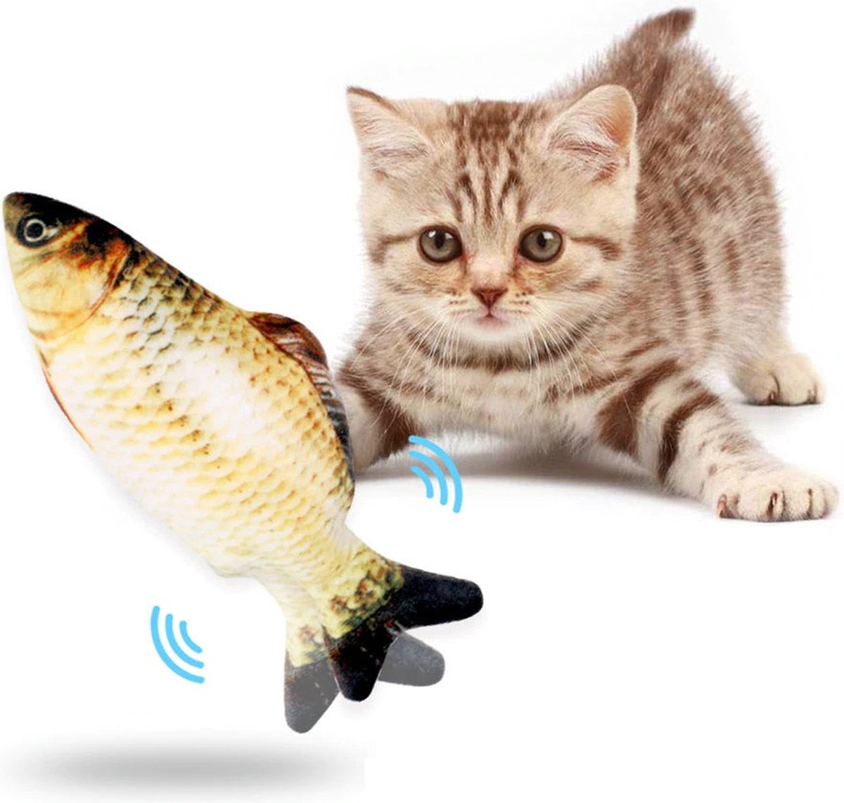 Jouet électrique pour chat - Extra facile à utiliser - Poisson dansant -  Poisson en