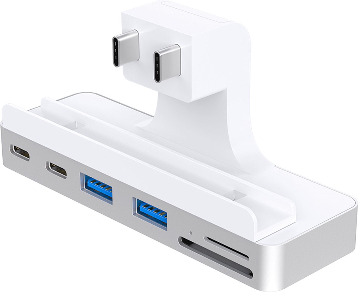 SBVR DS44 - USB C Hub voor iMac 2021 - 7 poorten - Apple iMac USB Hub met HDMI 2.0 (4K@60Hz) - Thunderbolt 3 - USB-A 3.0 - Micro SD