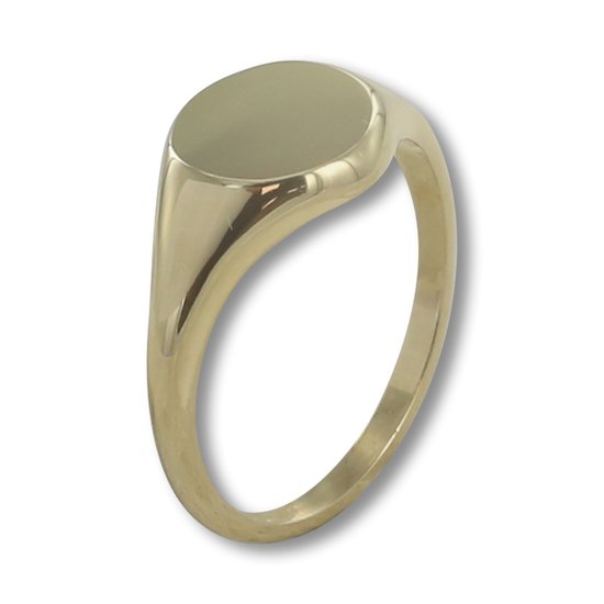 Silventi 9NBSAM-G200485 Gouden Ring - Dames - Monogram - Rond - 9 mm  Doorsnee - Maat... | bol.com