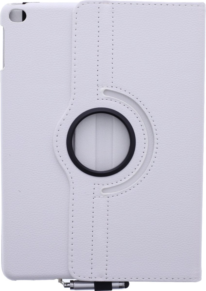 LuxeBass 360 graden draaibare hoes voor de Apple iPad Air 2 9.7 (2014) - Wit