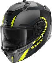 SHARK Spartan GT Tracker Motorhelm Integraalhelm Mat Antraciet Zwart Geel - Maat XXL