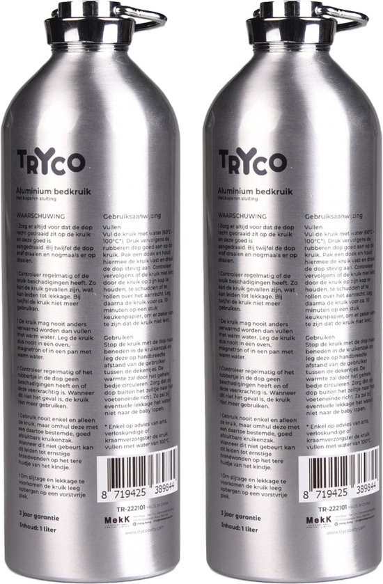 Tryco Aluminium Kruik 2-Pack TR-222101 | bol.com