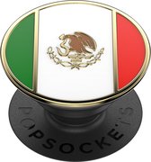 PopSockets PopGrip - Verwisselbare Telefoonbutton en Standaard - Enamel Mexicaanse Vlag