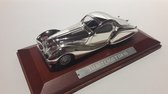 Talbot Lago T 150 SS (Zilver) (10 cm) 1/43 Silver-Cars Collection - Modelauto - Schaalmodel - Model auto - Miniatuurauto