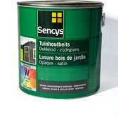 Sencys Tuinhoutbeits Dekkend Zijdeglans | Mengbasis W | 33m² | Tuinhek, Schutting en Meer | 2.5L