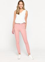 LOLALIZA Slimfit broek - Roze - Maat 46