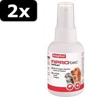 2x - FIPROTEC SPRAY HOND/KAT 100ML