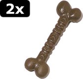 2x # CHOCOLATE BONE NYLON S