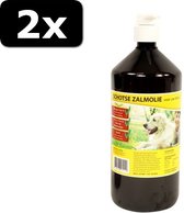 2x ZALMOLIE NATUREL+POMPJE 1LTR