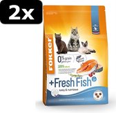 2x FOKKER CAT +FRESH FISH 2,5KG