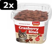 2x SANAL CAT CRANBER&CHICK CUP 75GR