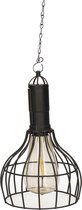 Solar hanglamp zwart indoor/outdoor 22,5 cm - Verlichting geschikt voor buiten - Tuinverlichting