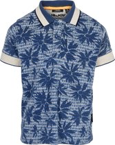 J&JOY - Poloshirt Jongen 01 Feira Navy Flowers