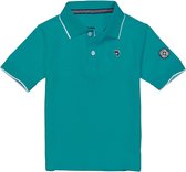 J&JOY - Poloshirt Jongen 22 Bright Basics Turquoise