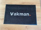 ADmat | deurmat Vakman | zwart | 75x50cm |