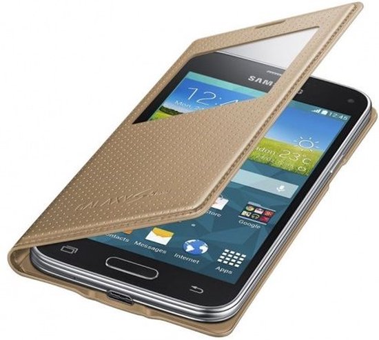Toile de protection Samsung S View pour Samsung Galaxy S5 Mini - Or | bol.
