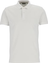 Profuomo slim fit polo - katoen pique - wit -  Maat: XL