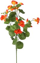 Viv! Home Luxuries Oost-Indische Kers - zijden bloem - Oranje Geel - 71cm - topkwaliteit zijde bloemen